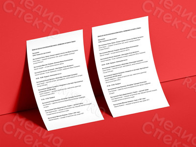 Листовки А4 - Программа 9-го фестиваля «Цифровая история» г.Тверь — фото