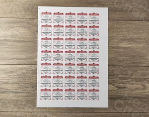 Этикетки-наклейки фигурные на упаковку «Индийский чай» — фото 5