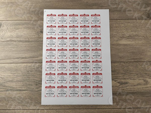 Наклейки-этикетки фигурные на упаковку «Чай ШУ ПУЭР» — фото 4