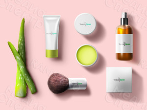 Логотип и фирменный стиль бренда косметики ручной работы «Koala Green» — фото 1