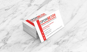 Визитки корпоративные для завода «ПРОМБЕТОН» — фото 4