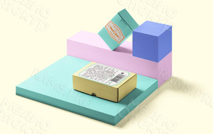 Наклейки-этикетки фигурные на упаковку «Мыло» — фото 1