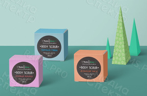 Этикетки-наклейки фигурные на упаковку «Скрабы для тела» — фото 3