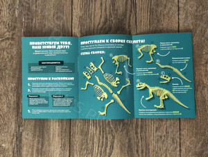 Буклет-инструкция к набору раскопок «Останки тираннозавра» — фото 4