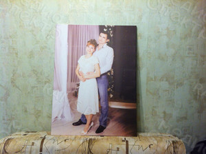 Фотокартина 60х80см «Двое у колонны» — фото 5