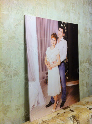 Фотокартина 60х80см «Двое у колонны» — фото 4