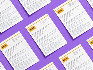 Фирменный бланк для компании «ЮККА» — фото 2