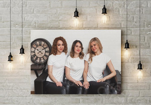 Фотокартина 80х50см на подрамнике «Три подруги» — фото 2