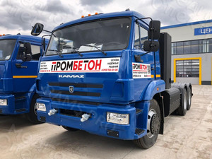 Наклейки на миксер-бетоносмеситель КАМАЗ — фото 2
