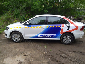 Брендирование Фольксваген ПОЛО в кузове 2020г. для автошколы «СТАРТ» — фото 3