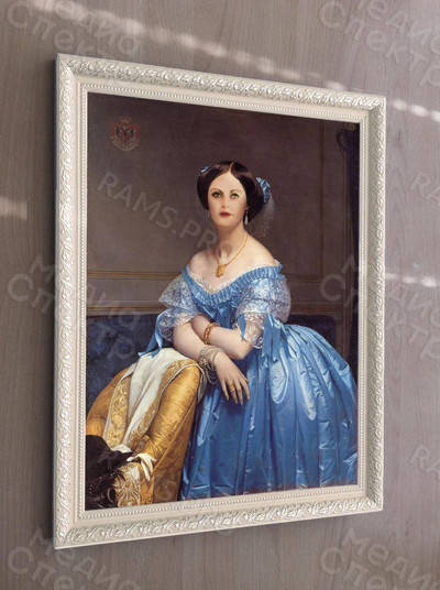 Картина-фотомонтаж – портрет в историческом стиле «Княгиня» — фото