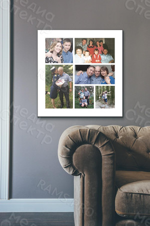 Картина-фотоколлаж из 6 фото — фото 1