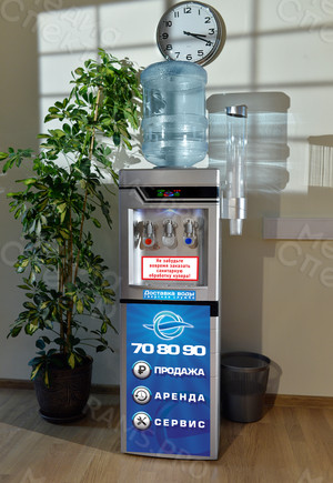 Наклейки на кулеры Водной компании «Бон-Шанс» — фото 3