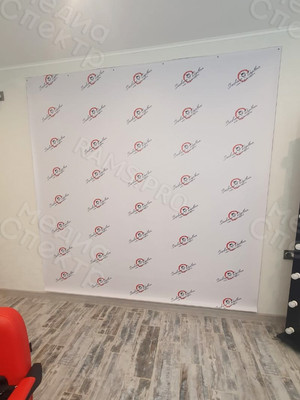 Фотозона-Press Wall 2,25х2,25м на стену салона красоты мастера-визажиста Снежана Дятлова — фото 2