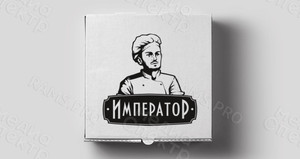 Разработка логотипа для службы доставки еды «Император» — фото 5