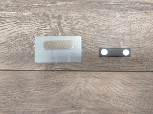 Бейдж из металла с магнитным креплением для врача-терапевта — фото 4