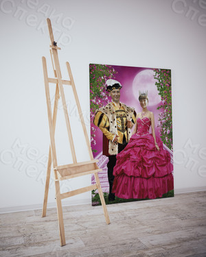 Фотокартина-монтаж на холсте 40х60см «Подарок родителям» — фото 1