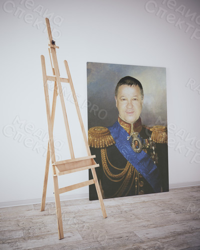 Фотокартина-монтаж на холсте 60х80см «Генерал» — фото