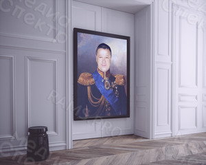 Фотокартина-монтаж на холсте 60х80см «Генерал» — фото 2
