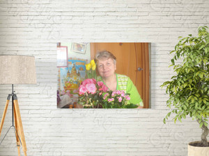 Фотокартина на холсте 50х40см «Бабушка» — фото 1