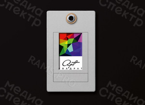 Значок с логотипом студии танцев «Арт Квадрат» — фото 3