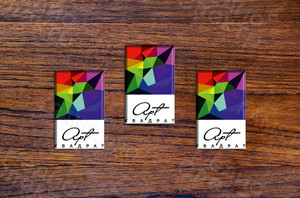 Значок с логотипом студии танцев «Арт Квадрат» — фото 2