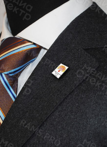 Значок с логотипом «Общественная палата г. Тверь» — фото