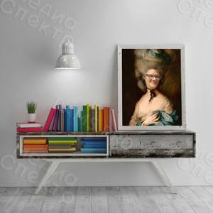 Фотокартина-монтаж на холсте 25х30см «Бабушка княгиня» — фото 1