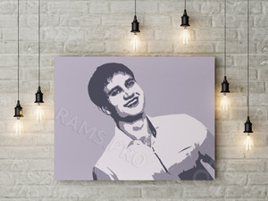 Фотокартина-портрет на холсте 50х40см в стиле поп-арт — фото 2