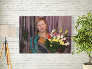 Фотокартина на холсте 80х60см «Юбиляр 35 лет» — фото 2