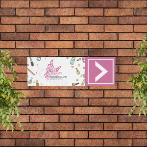 Табличка-указатель ПВХ 30х10см «MANICCURE» — фото 1