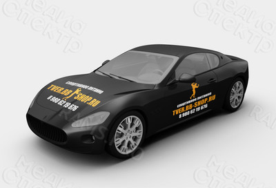 Наклейки на кузов авто-брендирование автомобилей:«Спортивное питание» — фото