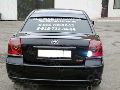 Наклейка на автостекло «Напыляемая теплоизоляция» — фото