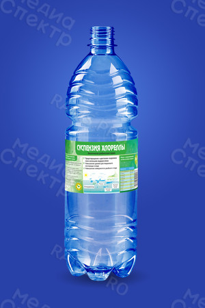 Этикетки на тару 1 литр, 5 литров «Суспензия хлореллы» — фото 1