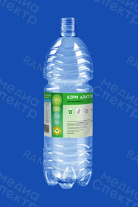 Этикетки 5 видов на тару 1 литр «Корм КРС» — фото