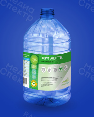 Этикетки 5 видов на тару 5 литров «Корм КРС» — фото 1