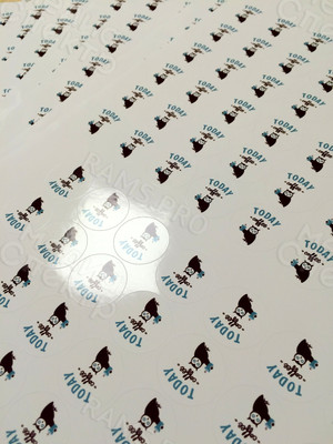 Наклейки 30мм на стаканчики для кофе «TODAY» — фото 4