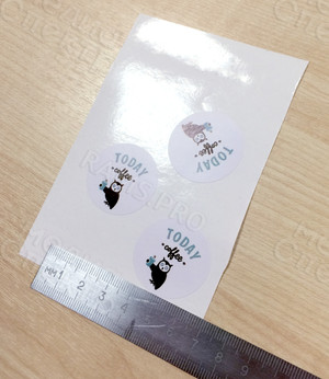 Наклейки 30мм на стаканчики для кофе «TODAY» — фото 10