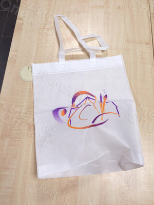 Сумка из нетканого материала 46х38см с логотипом «Пленэр на Академичке» — фото 3