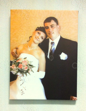 Фотокартина на холсте 30х40см «День свадьбы» — фото 1