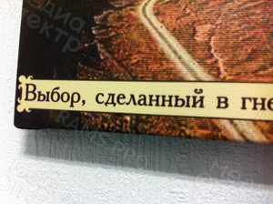 Фотокартина на холсте 30х30см «Овчарка и птица» — фото 2