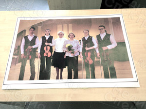 Фотография на холсте 60х35см «Выпускной в музыкальной школе» — фото 1