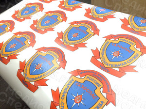 Наклейки 22х24см с логотипом-товарным знаком «Газоспас» — фото 1