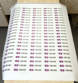 Наклейки 14х4см «Cyber Duel» — фото 1