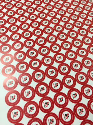 Наклейка круг 20мм «LIBERTIPROJECT» — фото 1