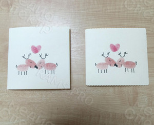 Открытка 15х15см «Барашки» — фото 1