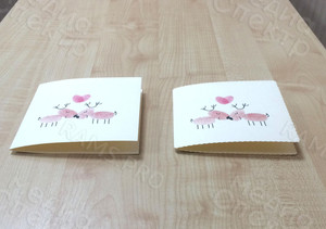 Открытка 15х15см «Барашки» — фото 3