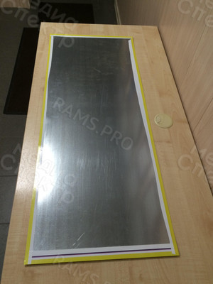 Табличка из оцинковки 1х0.4м «Проезд не загораживать! Работает эвакуатор!» — фото 6