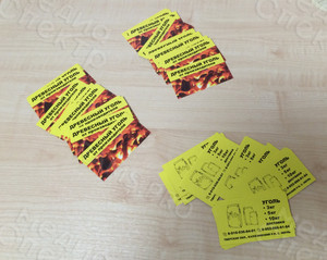 Визитки 90х50мм «Уголь от производителя» — фото 2