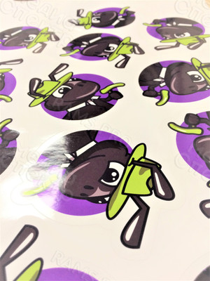 Наклейки фигурные на упаковки с муравьиными фермами «Мистер Ант» — фото 1